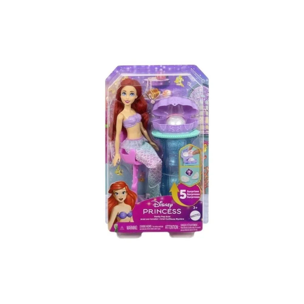 Disney Princess Ariel przy perłowej toaletce, zestaw inspirowany bajką