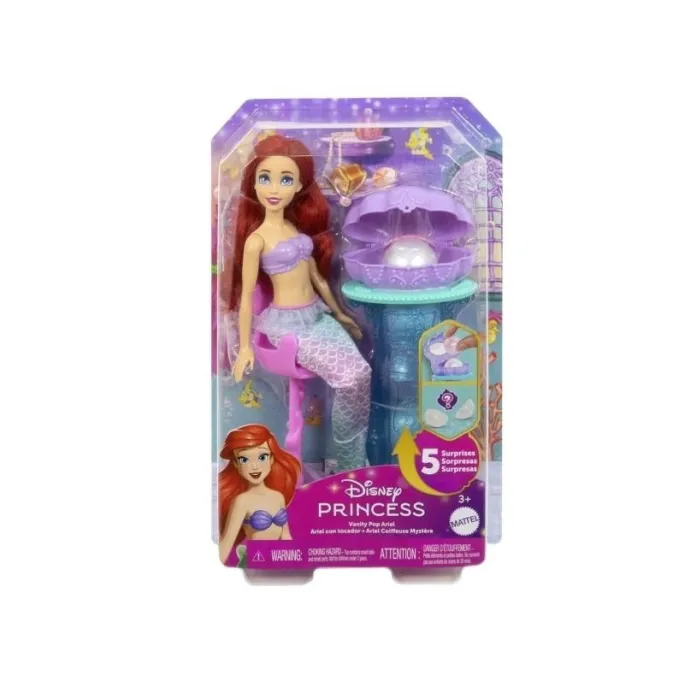 Disney Princess Ariel przy perłowej toaletce, zestaw inspirowany bajką