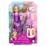 Disney Princess Roszpunka z akcesoriami i dwustronną stylizacją na tle zestawu