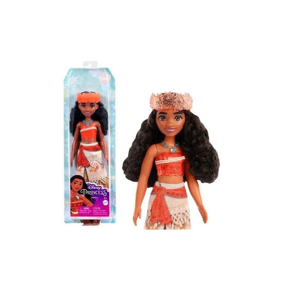 Lalka Vaiana z filmu Disneya w charakterystycznym stroju i z akcesoriami