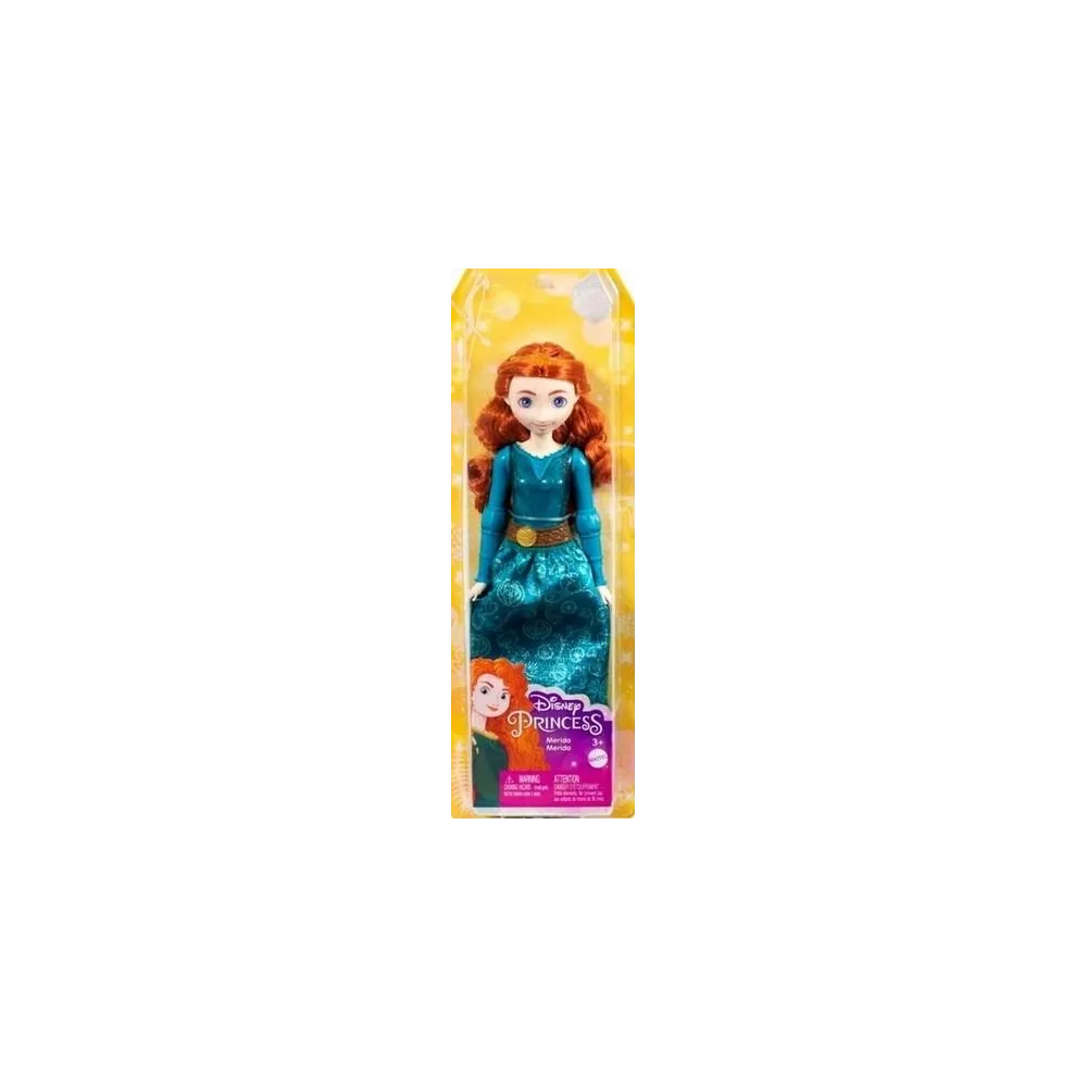 Lalka Merida Disney Princess w brokatowym stroju z długimi włosami