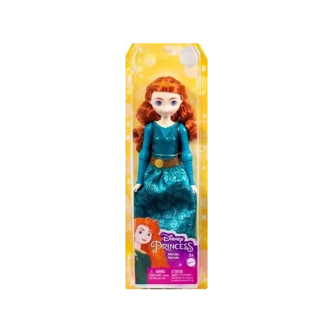 Lalka Merida Disney Princess w brokatowym stroju z długimi włosami