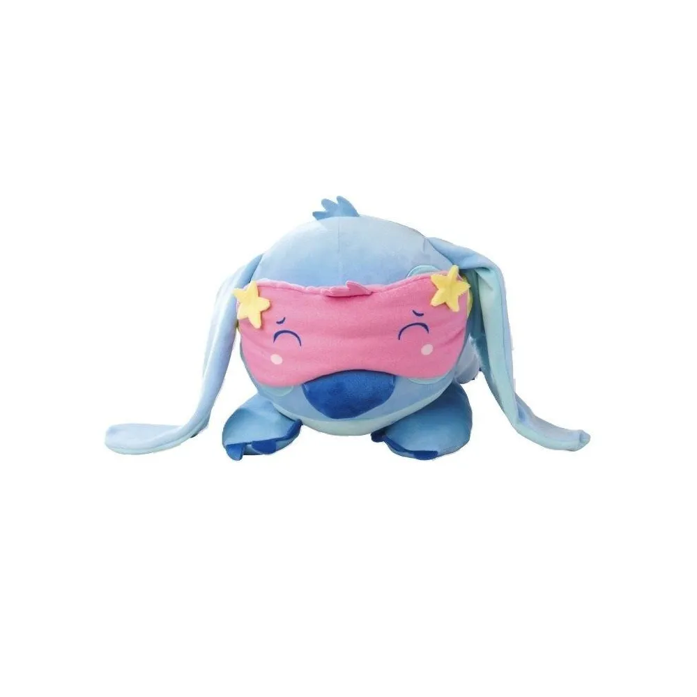 pluszowa maskotka disney stitch w opasce na głowie, idealna do relaksu