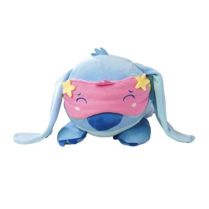 pluszowa maskotka disney stitch w opasce na głowie, idealna do relaksu