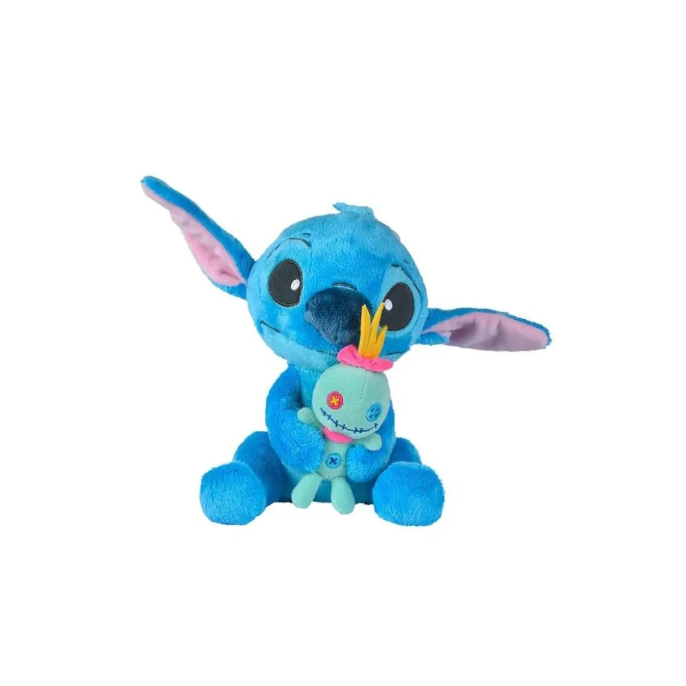 pluszowy Stitch ze Scrumpem 25 cm z widocznymi szczegółami postaci