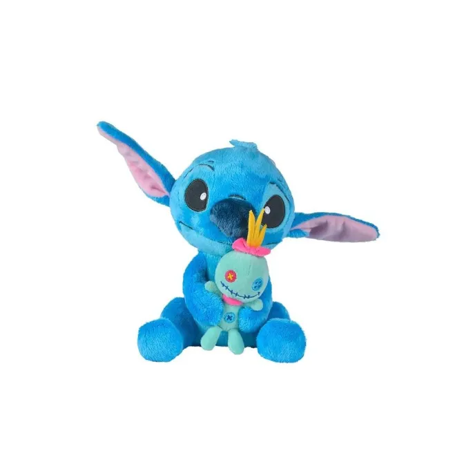 pluszowy Stitch ze Scrumpem 25 cm z widocznymi szczegółami postaci