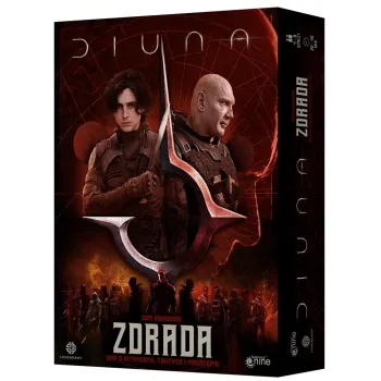 Gra planszowa Diuna: Zdrada z motywem rywalizacji rodów na pustynnej planecie