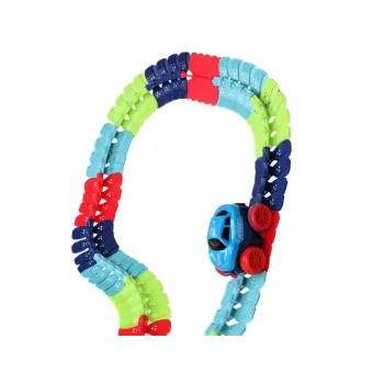 zbliżenie na gumowe koła samochodziku w zestawie