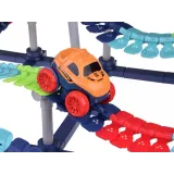 długa trasa samochodowa z zakrętami i mostami