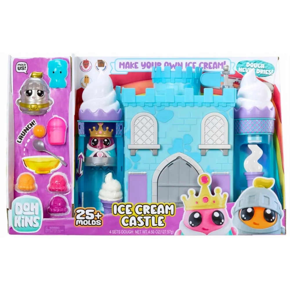 zestaw DohKins Ice Cream Castle w formie kolorowego zamku lodowego