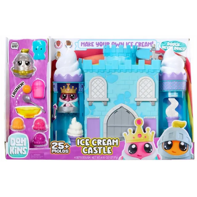zestaw DohKins Ice Cream Castle w formie kolorowego zamku lodowego
