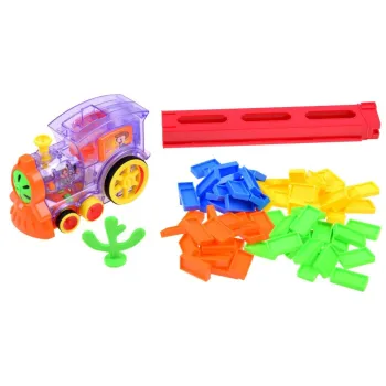 Atrakcyjne opakowanie zestawu Domino Lokomotywa układanka