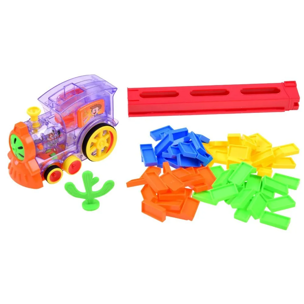 Atrakcyjne opakowanie zestawu Domino Lokomotywa układanka