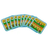 dziecko bawiące się w łowienie robaczków wędką z magnesem