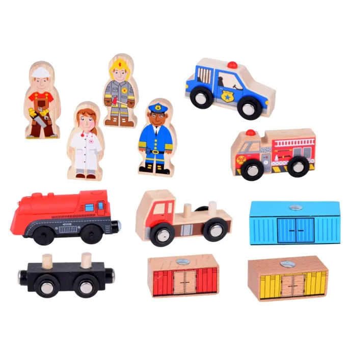 zestaw 100 elementów z mostami i tunelami kolejowymi