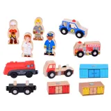 zestaw 100 elementów z mostami i tunelami kolejowymi