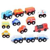 zbliżenie na szczegółowo pomalowane klocki z drewna