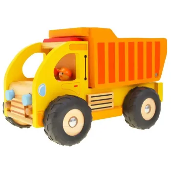 Wywrotka z dwoma figurkami w kabinie dla dzieci