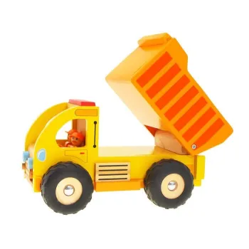 Widok na precyzyjne wykończenie krawędzi autka wywrotki