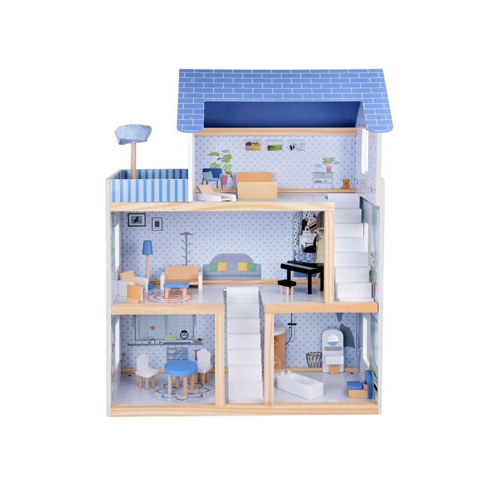 pokój dzienny w domku z zestawem wypoczynkowym i telewizorem