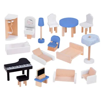 widok na sypialnię i taras z leżakiem oraz parasolem