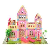 zbliżenie na kolorowe elementy zestawu klocków dla dzieci