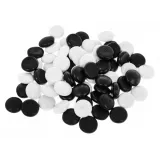 drewniany zestaw gier planszowych 6w1 na białym tle