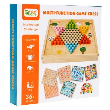 plansza do gry trylma z pionkami w różnych kolorach