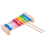 cymbałki z kolorowymi płytkami w zabawce muzycznej dla dzieci