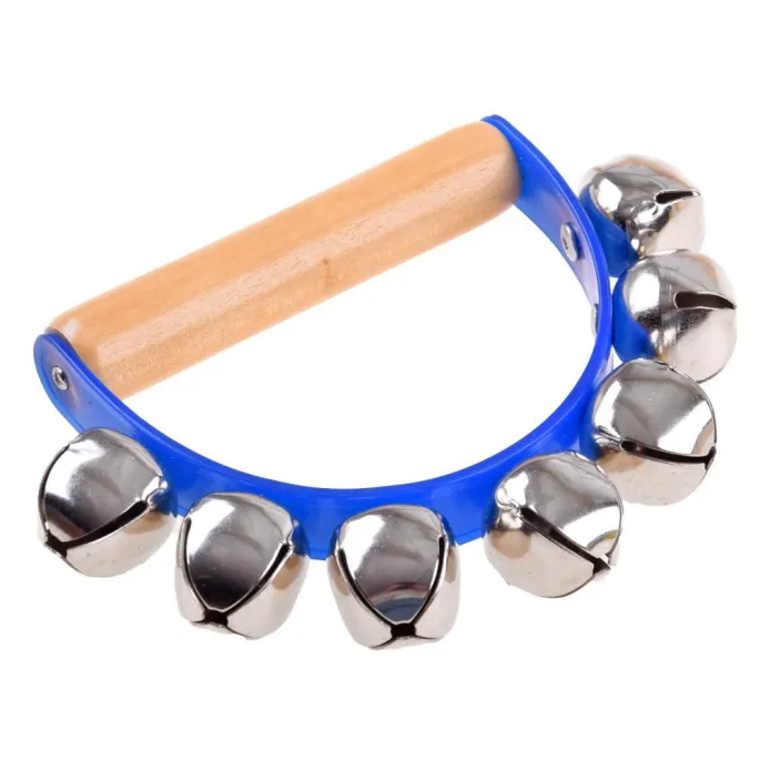 widok zestawu instrumentów z perspektywy dziecka