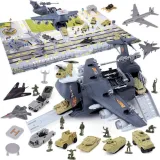 duża baza wojskowa z lotniskiem i matą do zabawy