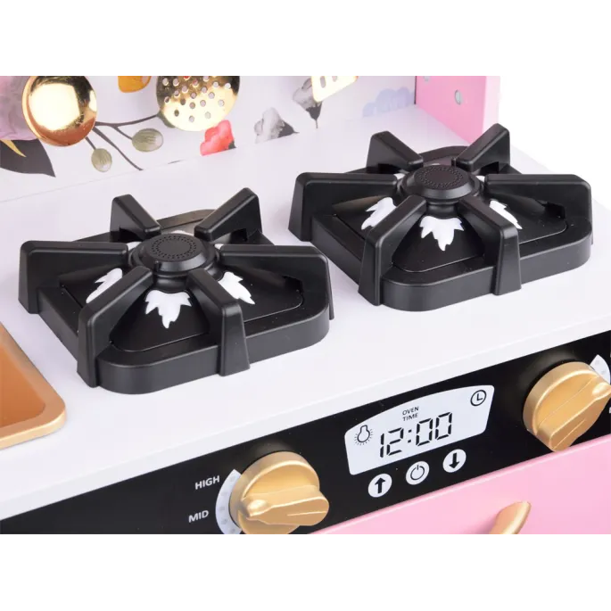 lodówka z kostkarką do lodu oraz tablicą kredową na notatki