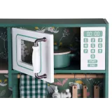 komplet akcesoriów: garnek, patelnia, filiżanka, łyżka, łopatka