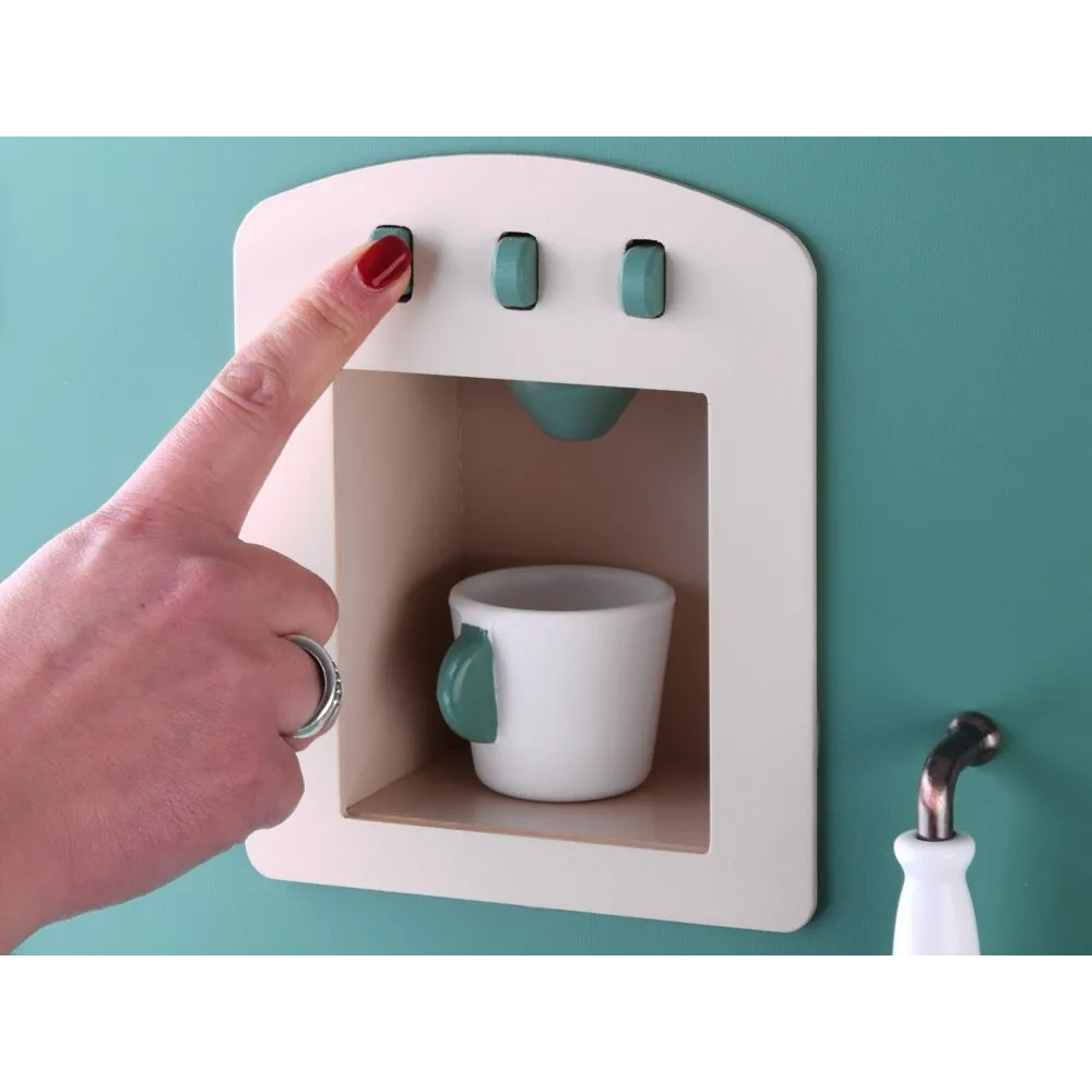 zbliżenie na pokrętła kuchni z efektem dźwiękowym