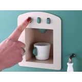 zbliżenie na pokrętła kuchni z efektem dźwiękowym