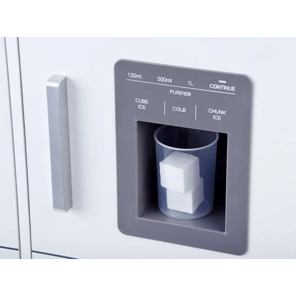 mikrofalówka z oświetleniem w drewnianej kuchni zabawkowej