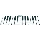 Duża mata muzyczna keyboard XXL rozłożona na podłodze