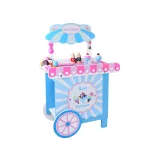 Zestaw lodziarnia dla dzieci z rożkami, gałkami i pucharkami