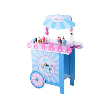 Akcesoria do zabawy w sprzedaż lodów na dużej ladzie