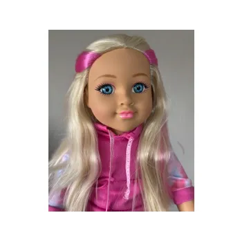 Duża sportowa lalka 48cm w dresie + wbudowana melodia i miękki tułów ZA5844
