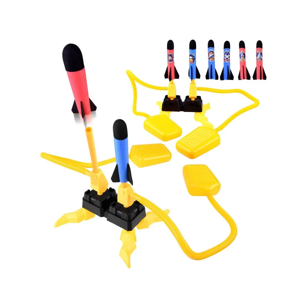 duża wyrzutnia rakiet z dwoma lufami na podstawie