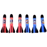 widok na kompletną wyrzutnię rakiet przygotowaną do startu