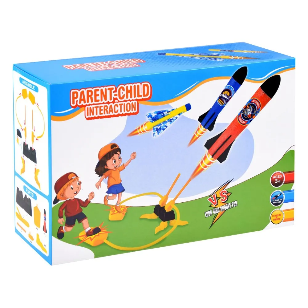 wyrzutnia rakiet podczas zabawy na świeżym powietrzu