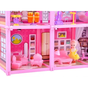 meble do domku dla lalek w spójnej kolorystyce