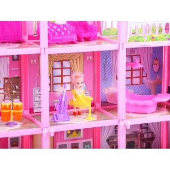 aranżacja wnętrza domku z realistycznymi akcesoriami