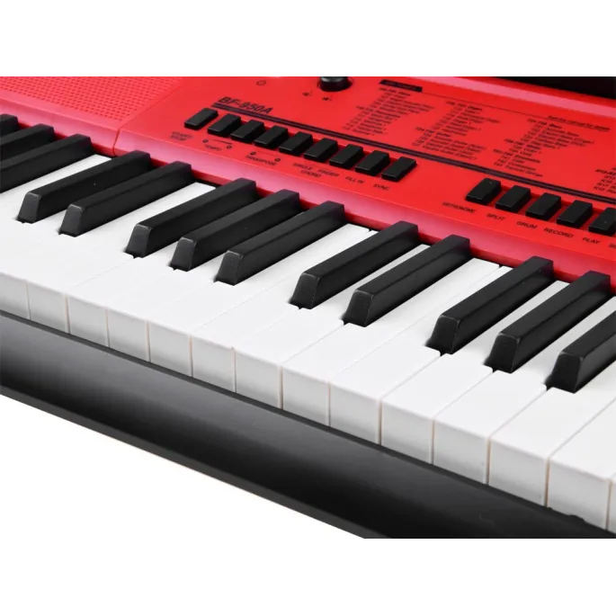 duży keyboard bf-950a z podstawą pod nuty z przodu