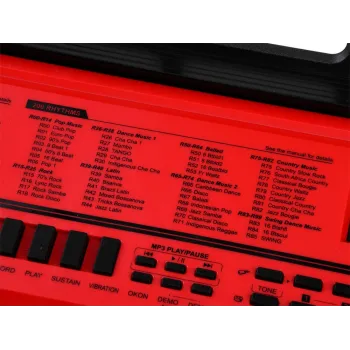 keyboard bf-950a z akcesoriami na białym tle