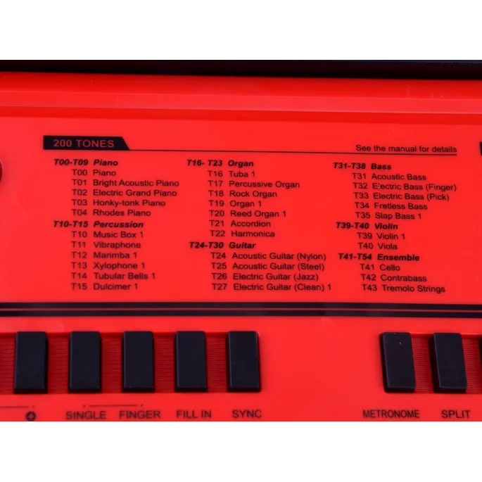 instrukcja obsługi i przewód do keyboardu bf-950a w komplecie