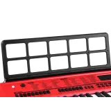 widok boczny keyboardu bf-950a pokazujący porty wejścia