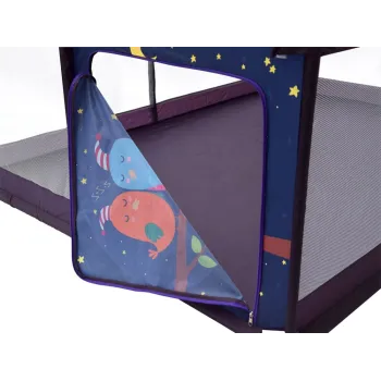 suchy basen dla malucha z otwieranym wejściem na zamek błyskawiczny